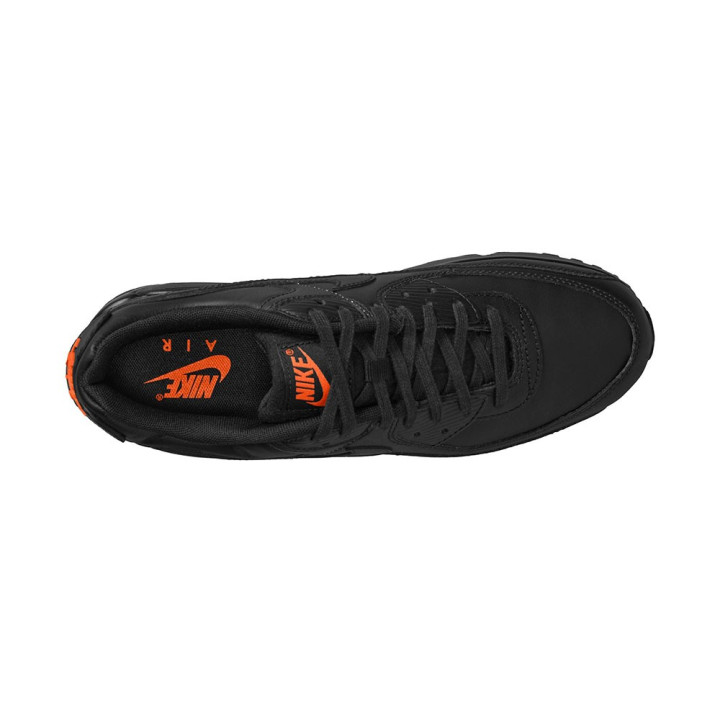 Nike Air Max 90 Mesh Nero Arancio - Sneakers Uomo