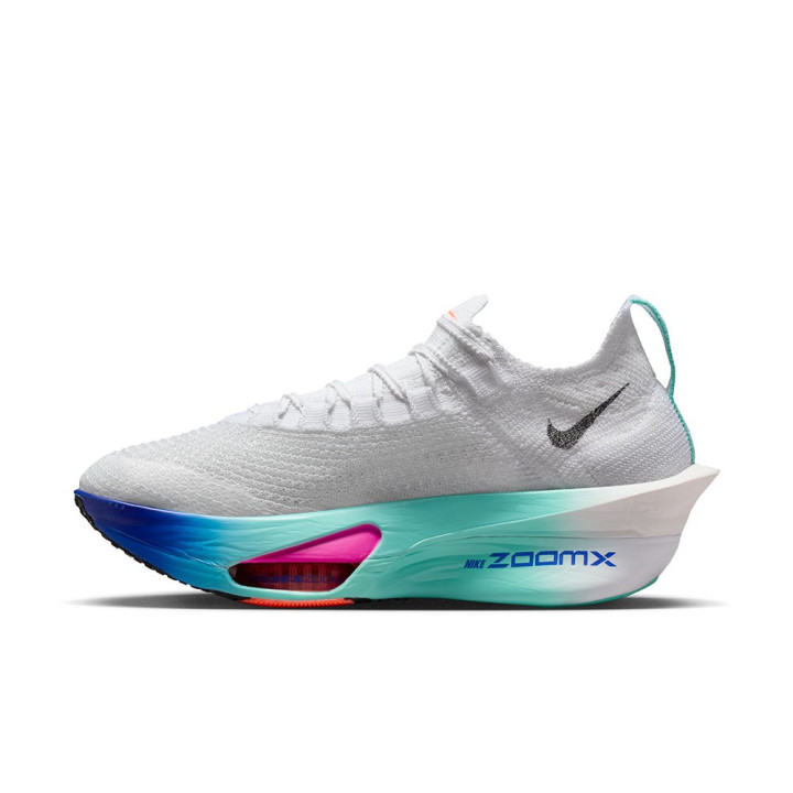 Nike Air Zoom Alphafly 3 Bianco Nero-Hyper Turqu - Scarpe Running Donna