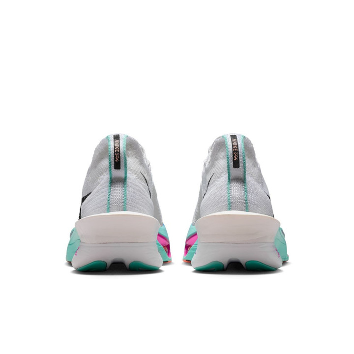 Nike Air Zoom Alphafly 3 Bianco Nero-Hyper Turqu - Scarpe Running Donna