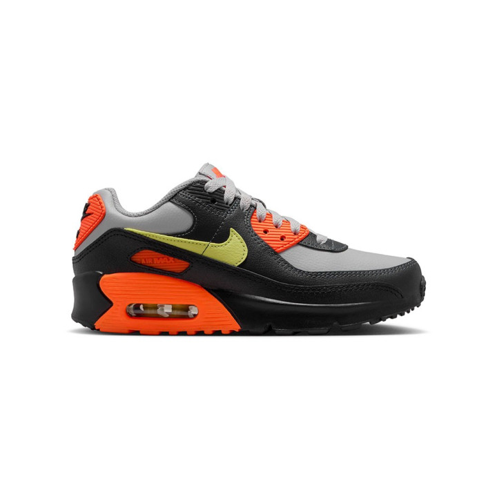 Nike Max 90 Ltr Gs Grigio Limelight - Sneakers Bambino