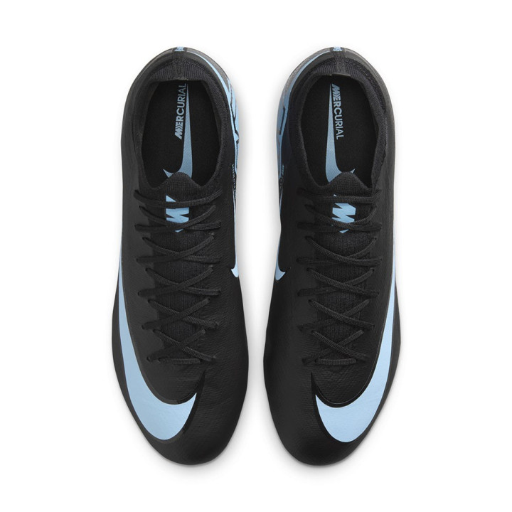 Nike Mercurial Vapor 16 Pro Fg Nero Ice Blue - Scarpe Da Calcio Uomo
