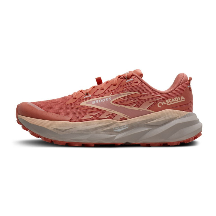 Brooks Ghost Trail Grigio Giallo Azzurro - Scarpe Trail Running Donna