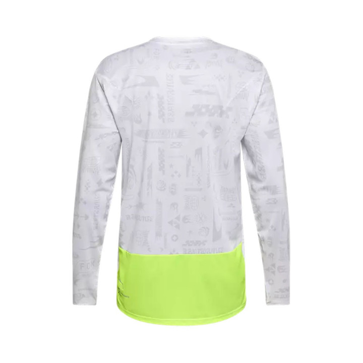 Fox Maglia Mtb Ranger Ls Lunar Bianco Uomo