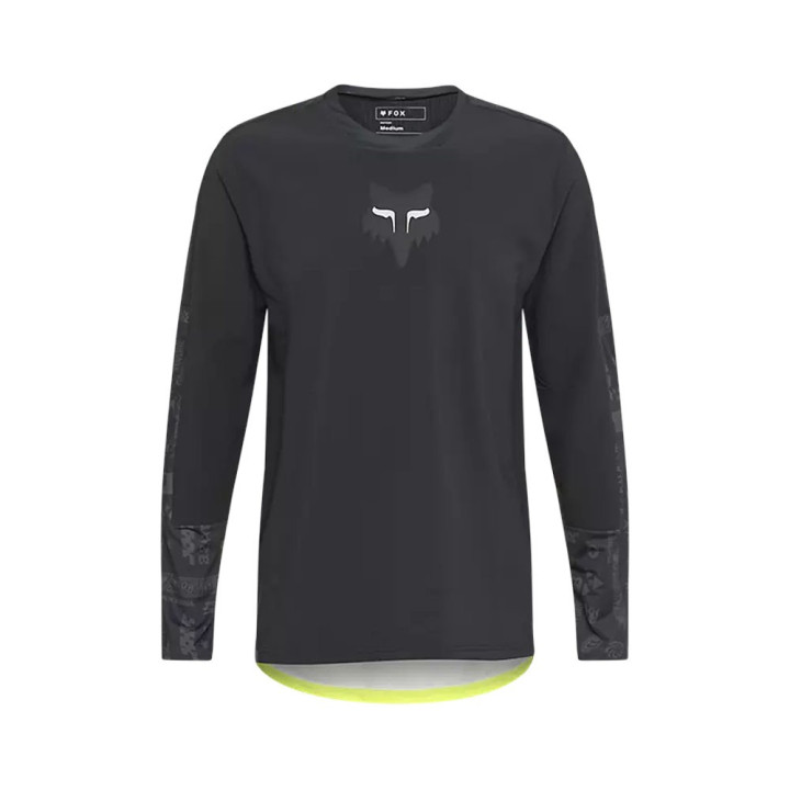 Fox Maglia Mtb Defend Thermal Lunar Nero Uomo
