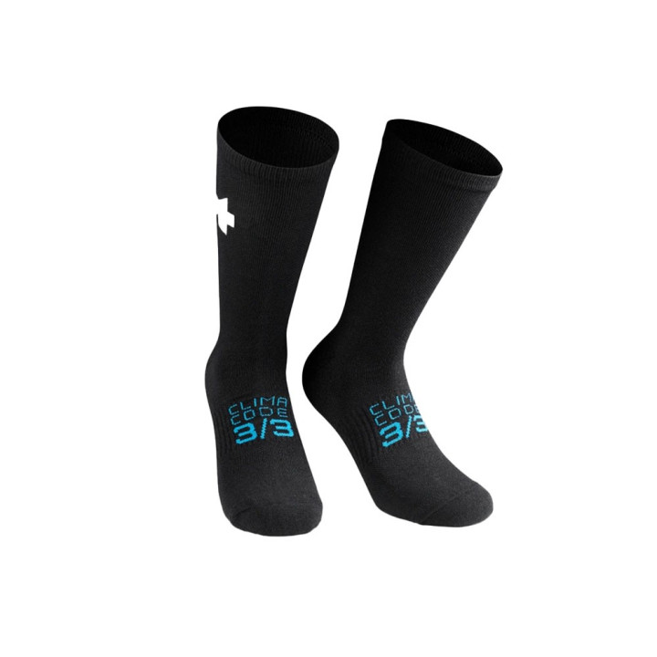 Assos Calze Ciclismo Winter P1 Nero Series Uomo