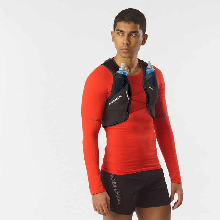 Salomon Zaino Trail Running S Lab Pulsar 3 Nero Bianco