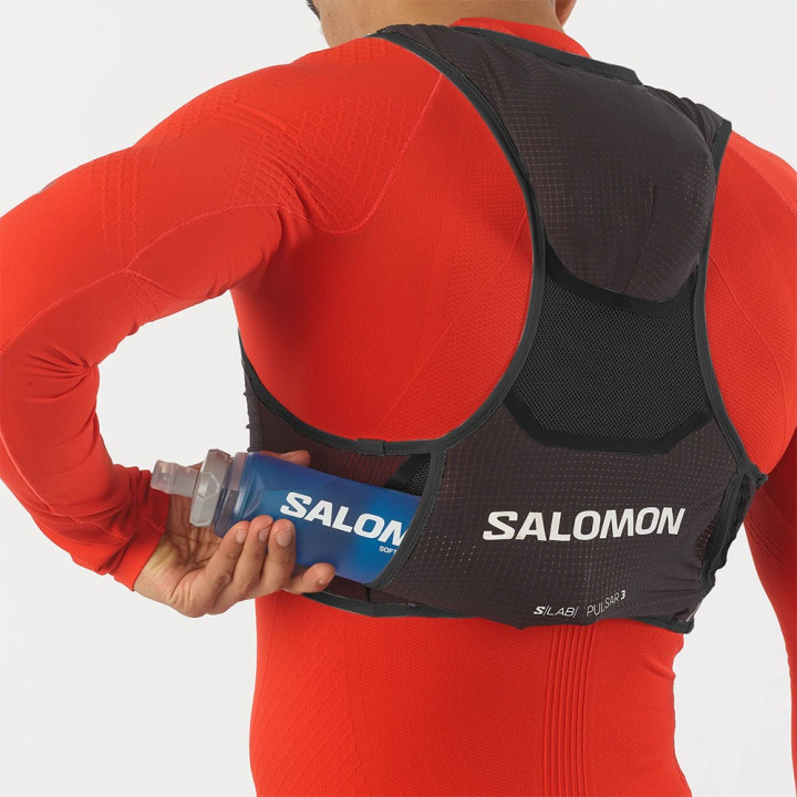 Salomon Zaino Trail Running S Lab Pulsar 3 Nero Bianco