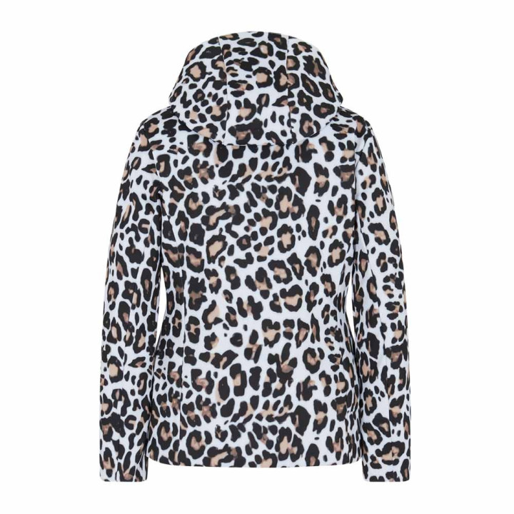 EA7 Emporio Armani Kitsbuhell Animalier Bianco - Giacca Sci Donna