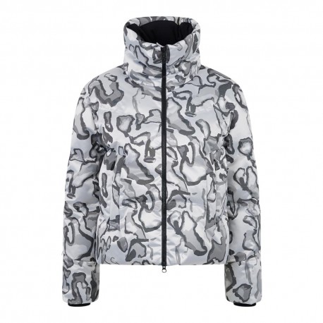 Sportalm Camouflage Luanda Argento - Piumino Sci Donna