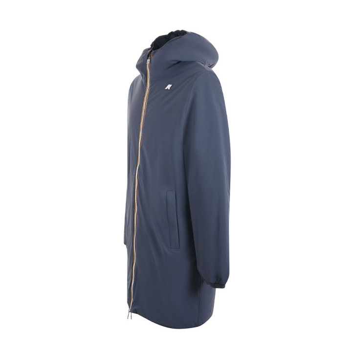 K-Way Parka Jacob St Warm Double Revers Blu Blu Uomo
