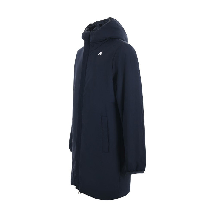 K-Way Parka Jacob St Warm Double Revers Blu Blu Uomo