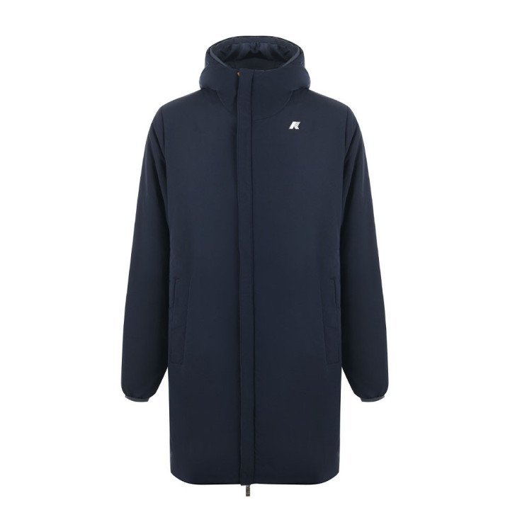 K-Way Parka Jacob St Warm Double Revers Blu Blu Uomo