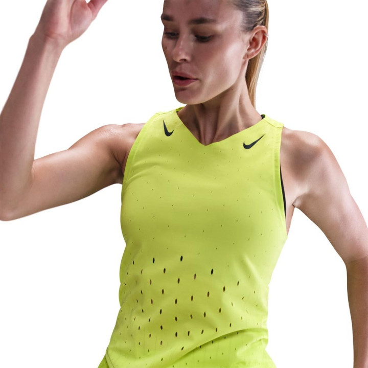 Nike Aeroswift Canotta Aerocyber Volt Nero Donna