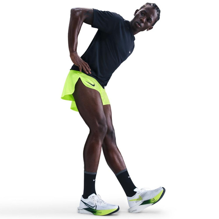 Nike Aeroswift Pantaloncini Running 4" Areovolt Nero Uomo