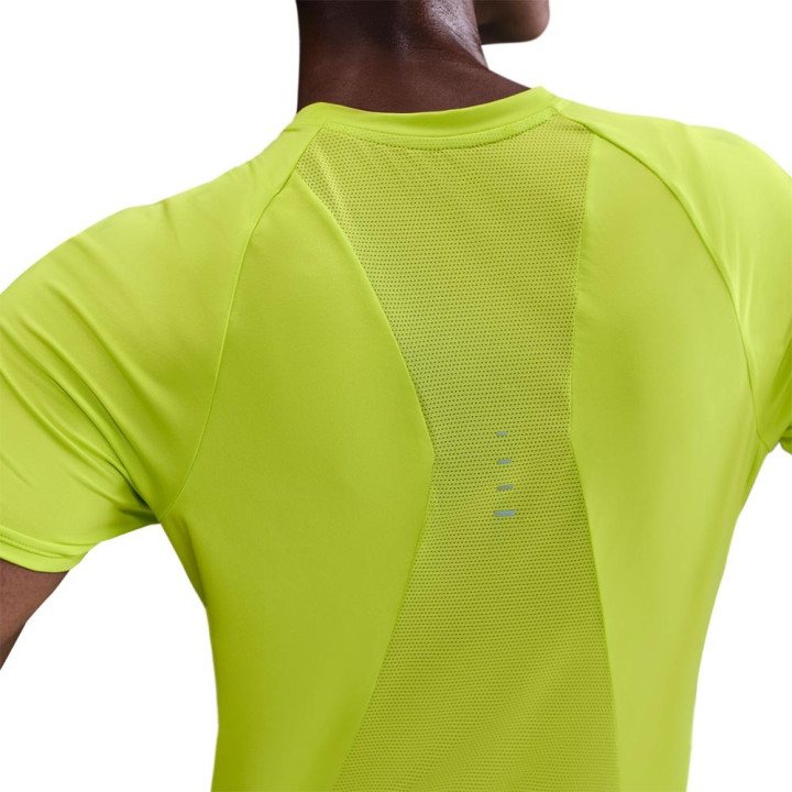 Nike Swift Maglia Running  Dri-Fit Cyber Volt Reflective Argento Donna