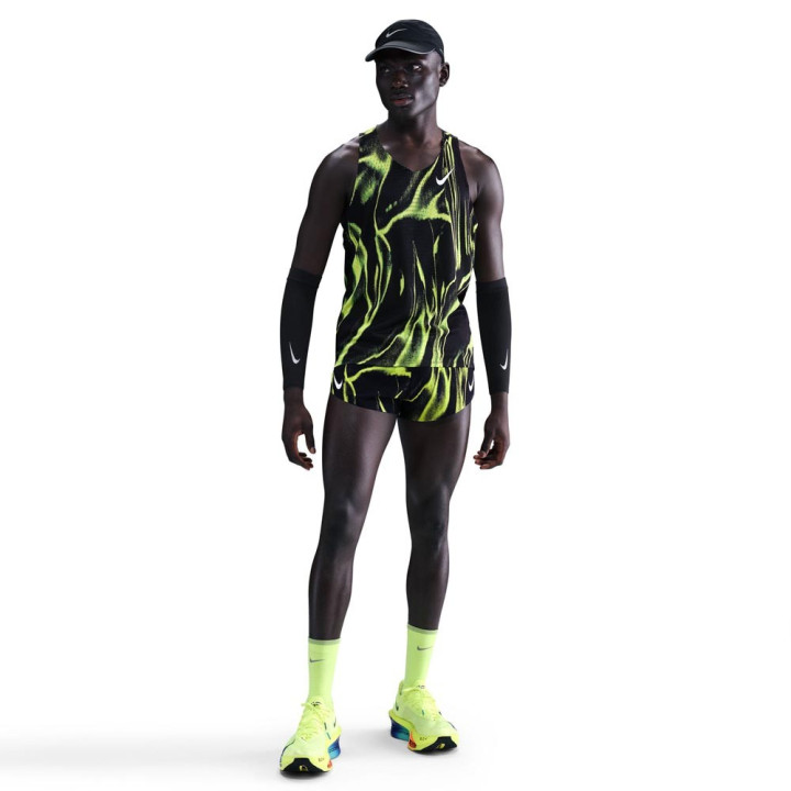Nike Aeroswift Pantaloncini Running 2" Areohakone Ekiden Volt Nero Uomo