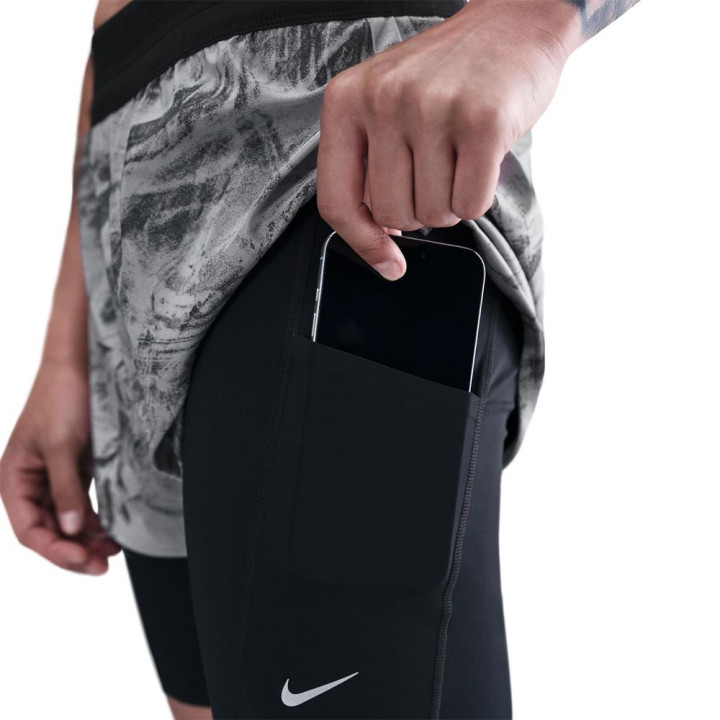 Nike Swift Pantaloncini Running 2In1 Reflect Thunder Grigio Dark Smoke Donna