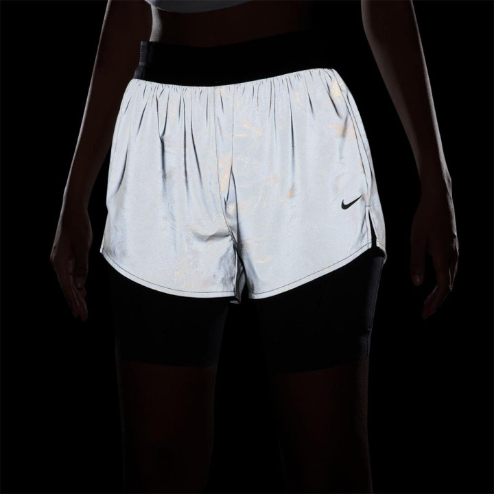 Nike Swift Pantaloncini Running 2In1 Reflect Thunder Grigio Dark Smoke Donna