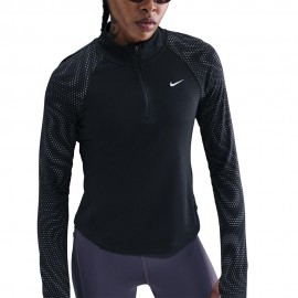 Tempo Flash Maglia Running nero Reflective argento