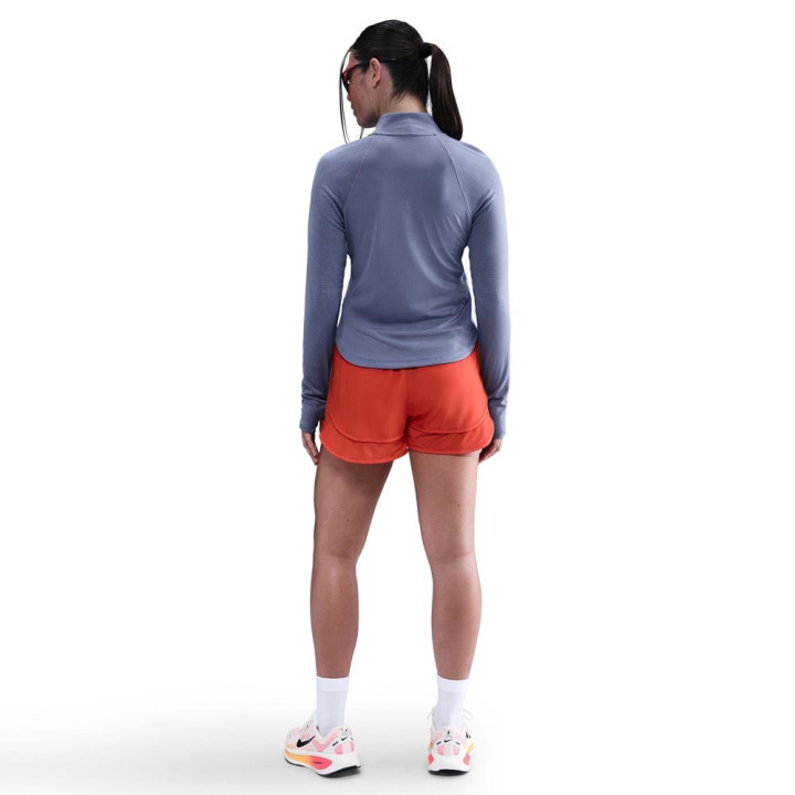 Nike Tempo Flash Maglia Running World Indigo Reflective Argento Donna