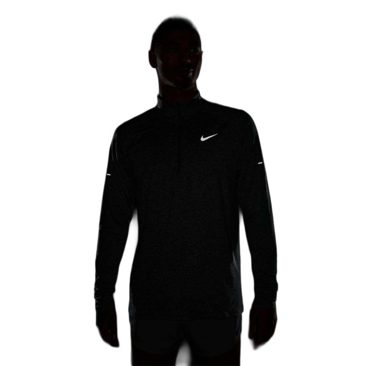 Nike Stride Maglia Running Felpa Running Smoke Grigio Uomo