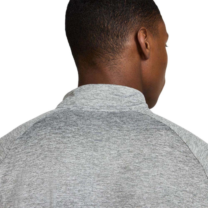 Nike Stride Maglia Running Felpa Running Smoke Grigio Uomo