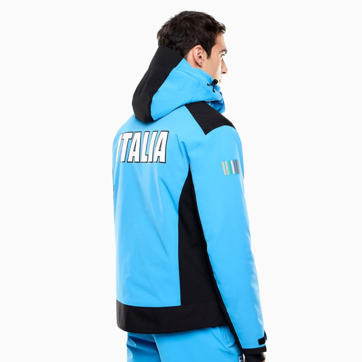 EA7 Emporio Armani Fisi Azzurro  - Giacca Sci Uomo