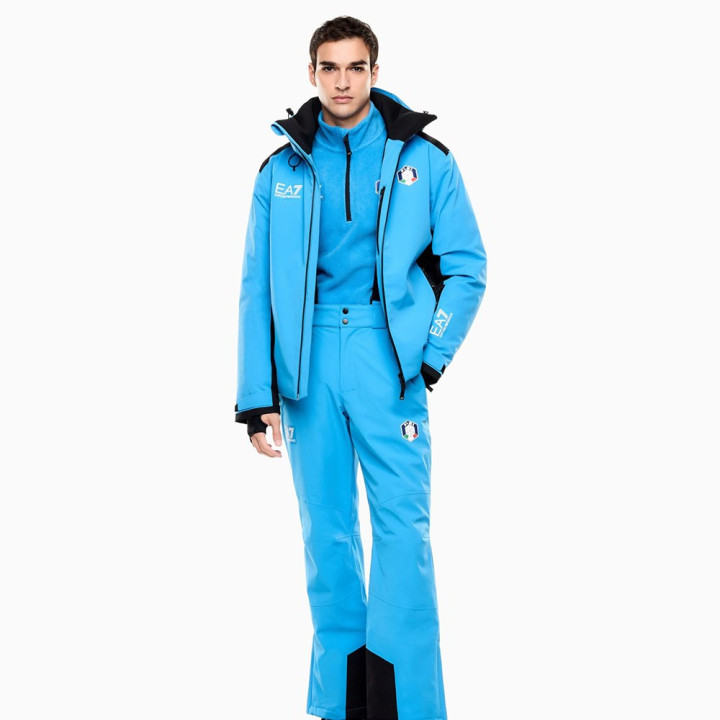 EA7 Emporio Armani Fisi Azzurro  - Giacca Sci Uomo