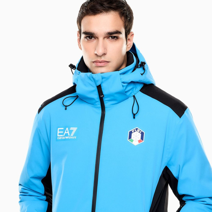 EA7 Emporio Armani Fisi Azzurro  - Giacca Sci Uomo