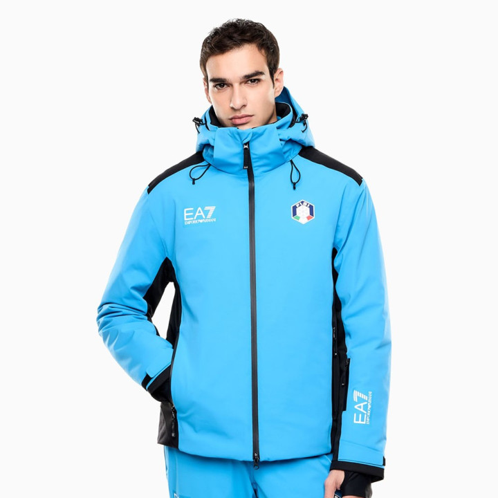 EA7 Emporio Armani Fisi Azzurro  - Giacca Sci Uomo