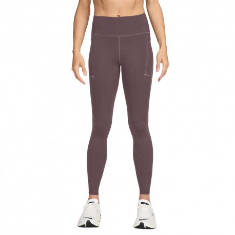 Nike Swift Tight Df 7 8 Tattoo Argento Reflective Donna