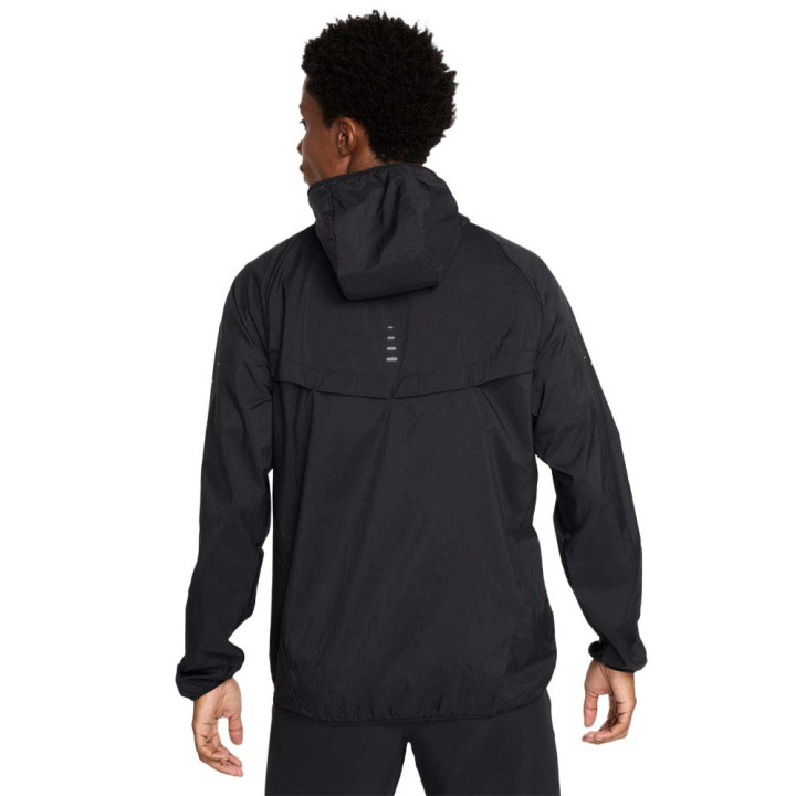 Nike Stride Giacca Running Capp Uv Rpl Nero Reflective Argento Uomo