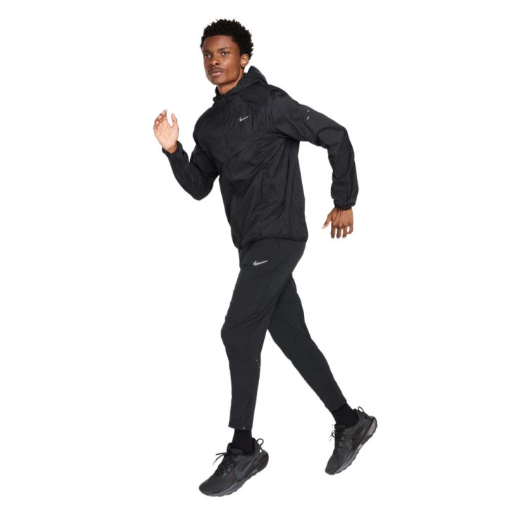 Nike Stride Giacca Running Capp Uv Rpl Nero Reflective Argento Uomo