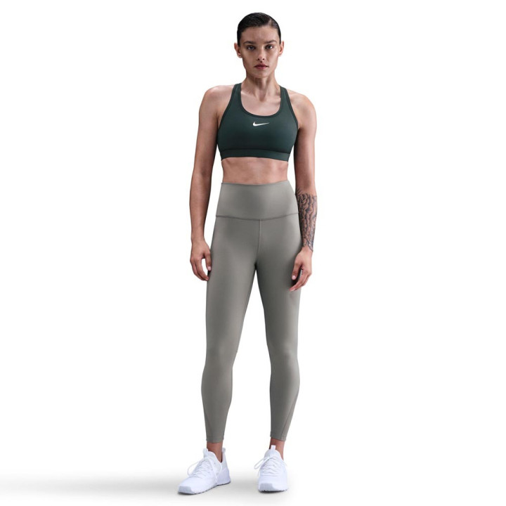 Nike Swoosh A Sostegno Medio Reggiseno Sportivo Verde Donna