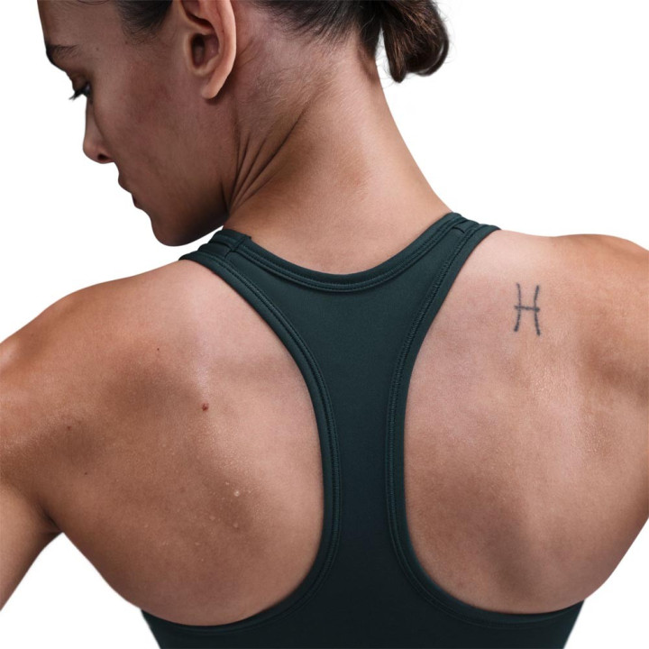 Nike Swoosh A Sostegno Medio Reggiseno Sportivo Verde Donna