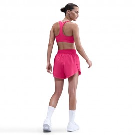 Swoosh A Sostegno Medio Reggiseno Sportivo rosso