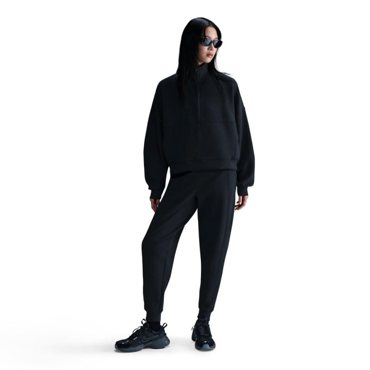 Nike 24.7 Impossiblysoft Felpa Palestra Mezza Zip Nero Donna