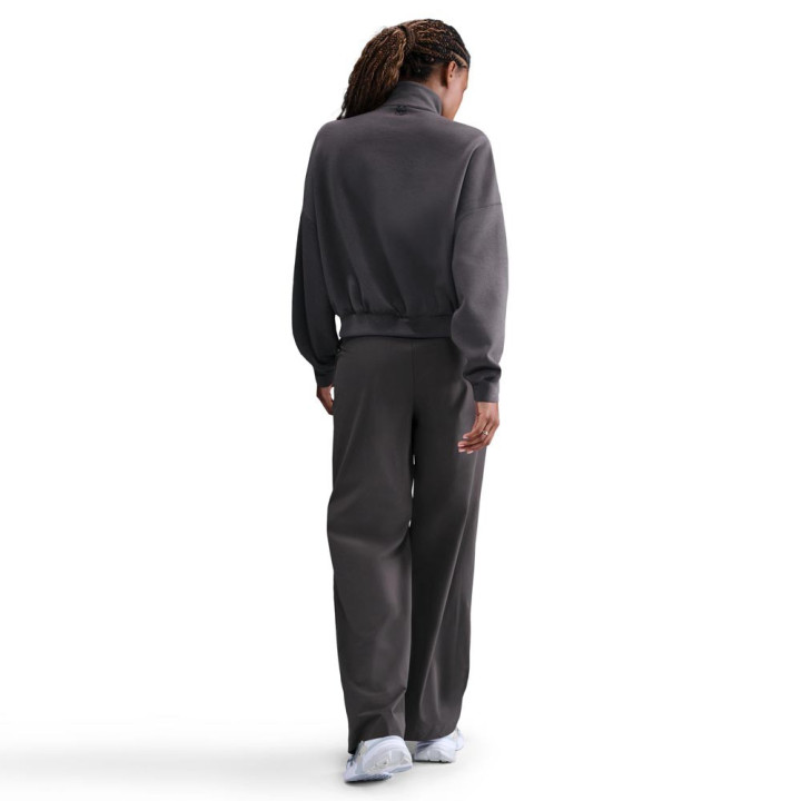 Nike 24.7 Impossiblysoft Felpa Palestra Mezza Zip Moro Donna