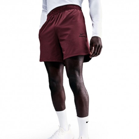 Nike Pro Training Shorts Sportivi Bordeaux Uomo