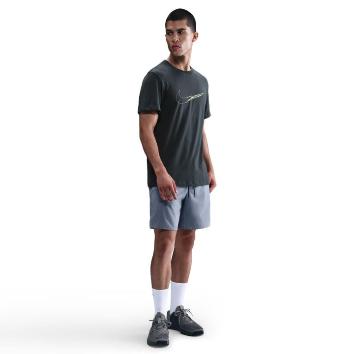 Nike Maglietta Palestra Logo Verde Uomo
