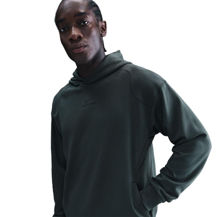 Nike Pro Felpa Palestra Con Cappuccio Pro Verde Uomo