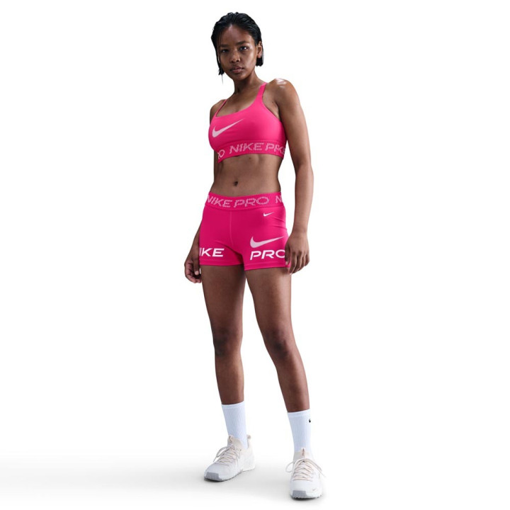 Nike Pro Reggiseno Sportivo Rosso Donna