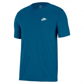Sportswear Club T-Shirt logo Piccolo blu