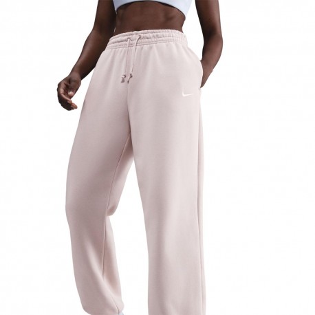 Nike Sportswear Phoenix Felpa Gircollo Rosa Donna