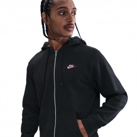 Nike Club Felpa Nero Uomo