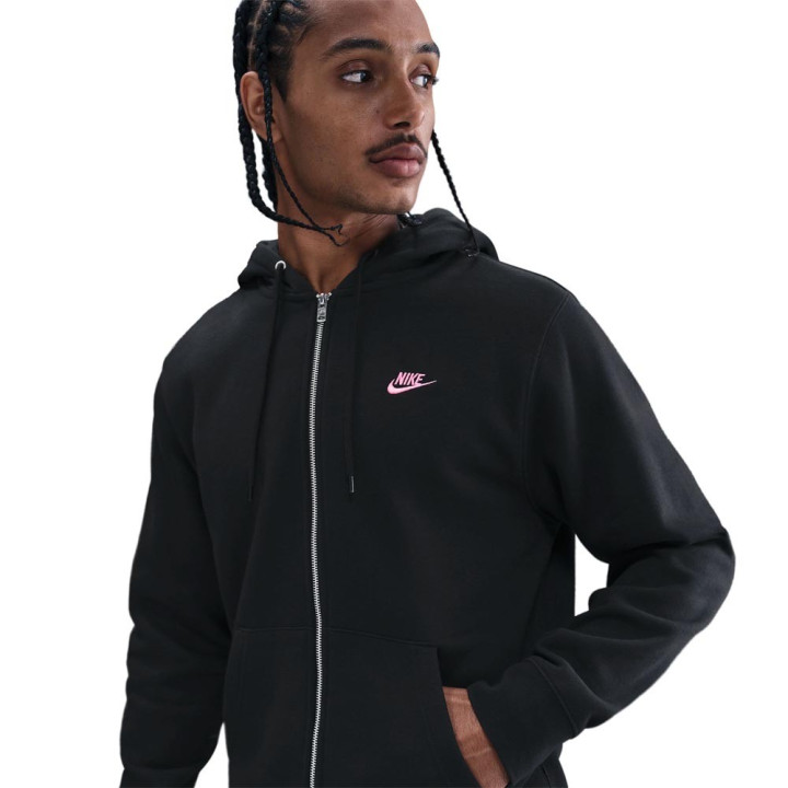 Nike Club Felpa Nero Uomo