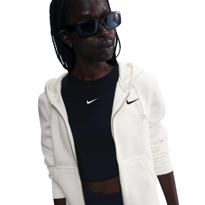 Nike Sportswear Phoenix Felpa Bianco Donna
