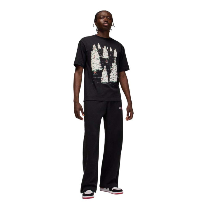 Nike Jordan Brooklyn T-Shirt Holiday Gfx Nero Uomo