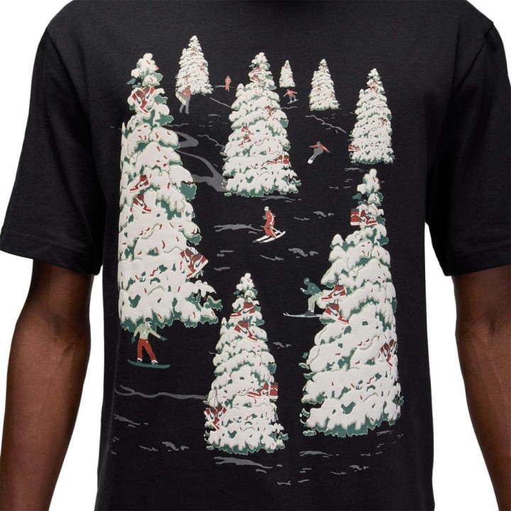 Nike Jordan Brooklyn T-Shirt Holiday Gfx Nero Uomo