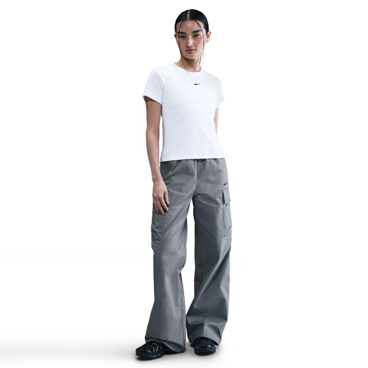 Nike Sportswear T-Shirt Costine Bianco Donna